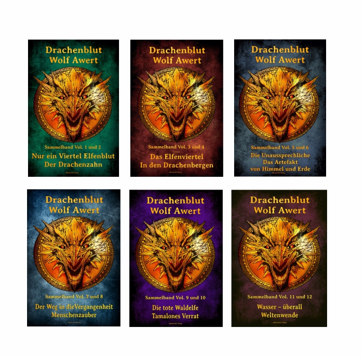 Drachenblut-Doppelbände 1-6